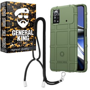 کاور ژنرال کینگ مدل Y-NO برای گوشی شیائومی Poco X4 Pro به همراه بندآویز