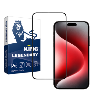 محافظ صفحه نمایش لجندری کینگ مدل F-21 برای گوشی اپل iPhone 15 Pro