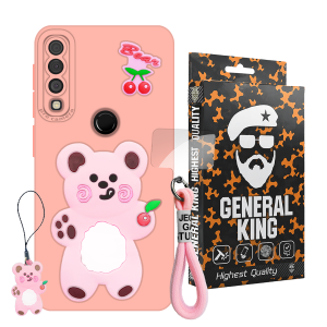 کاور ژنرال کینگ مدل YB-Gilasi برای گوشی هوآوی Psmart 2019 / آنر 10 Lite / آنر 20 lite به همراه بند آویز